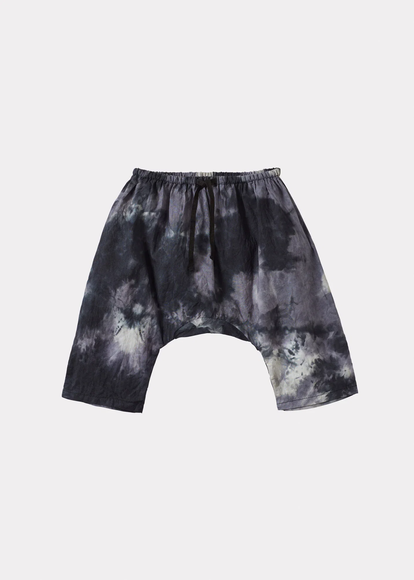 Image of FICUS BABY TROUSERS - CHARCOAL TIE-DYE