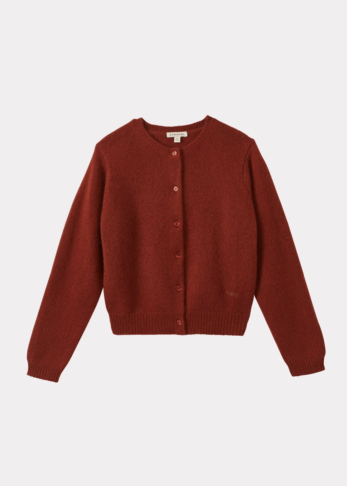 Image of ROSA CHILDREN'S CASHMERE CARDIGAN - CINNAMON