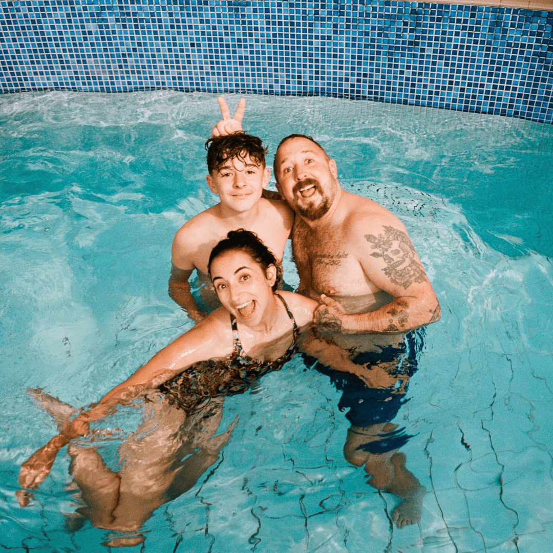 The only way to enjoy summer...in the pool