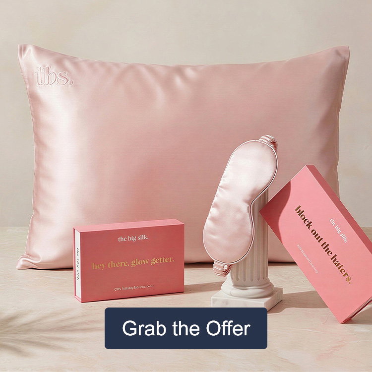 The Big Silk Pillowcase & Eye Mask Set