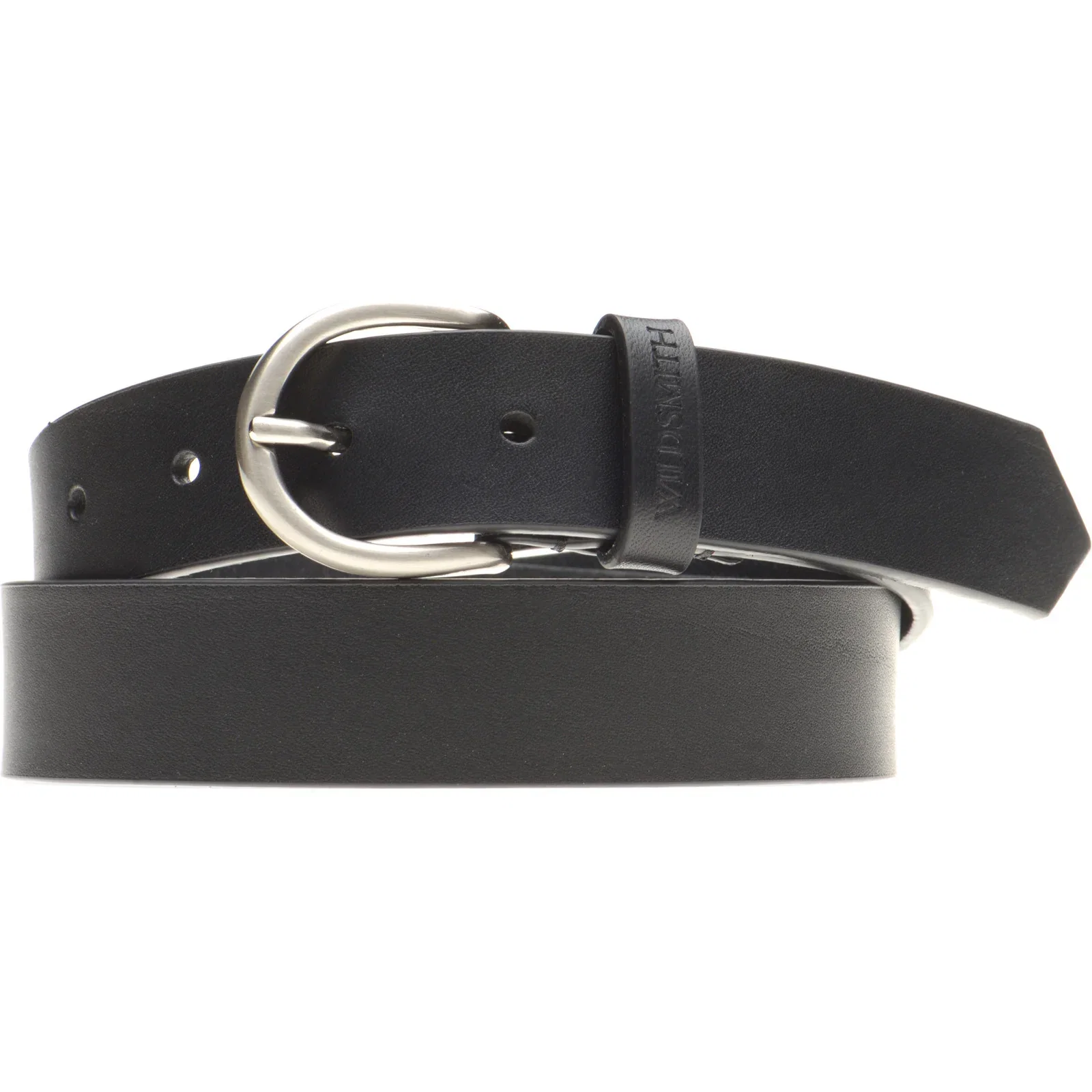 Image of Wildsmith vegetable tanned belt in black