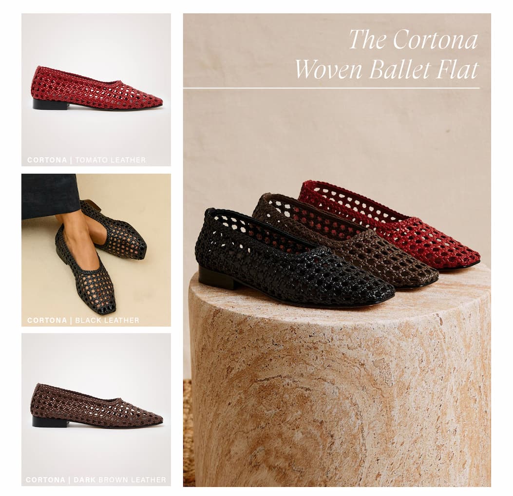 The Cortona Woven Ballet Flat