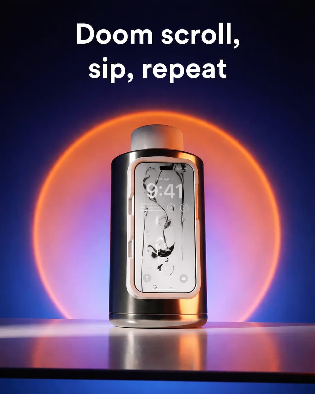 Doom scroll, sip, repeat