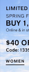BOGO 50% Off Everything; $40 Off $120, $75 Off $200, $100 Off $250