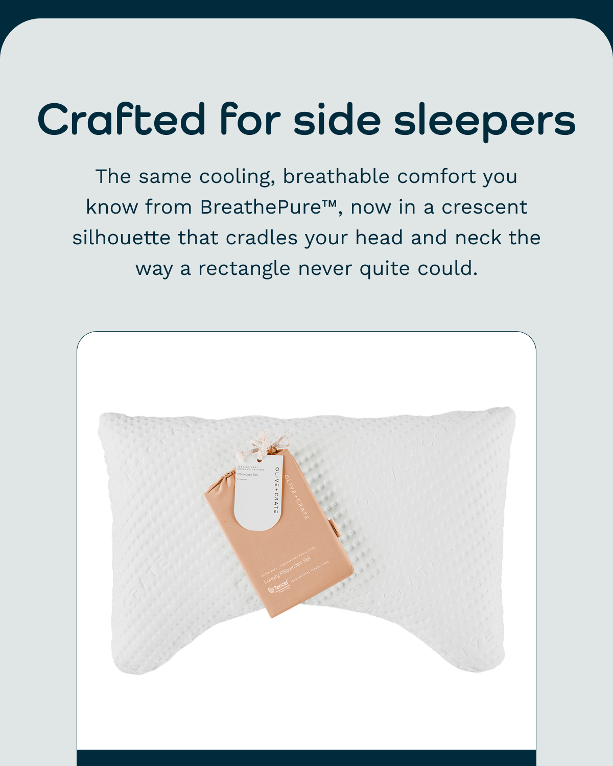 crafted for side sleepers