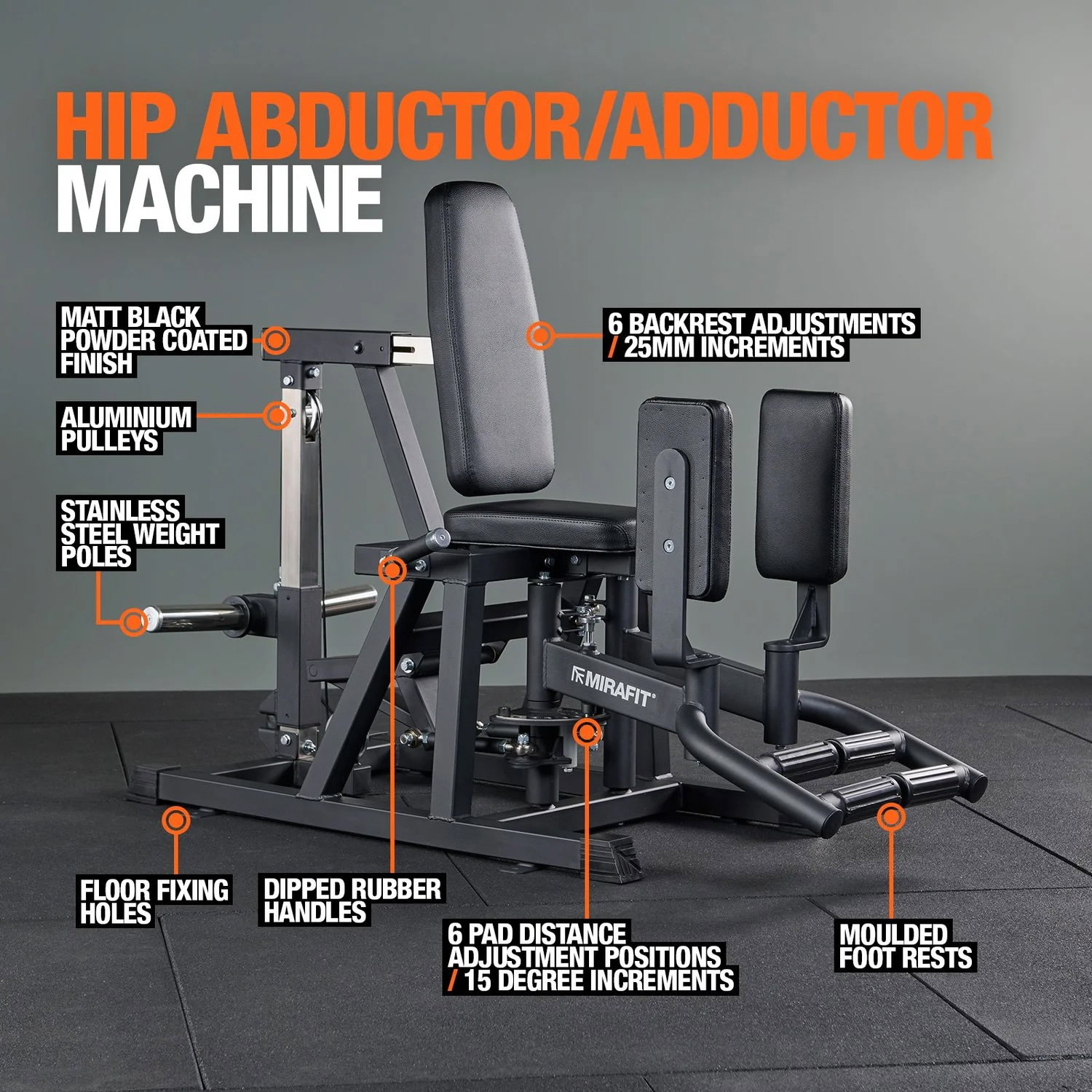 Mirafit: Meet our Hip Abductor/Adductor Machine 💥 | Milled