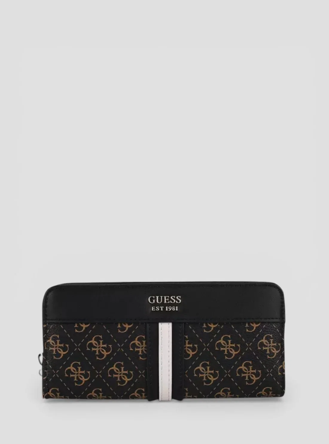 Image of Brown Multi Kasinta Large Zip Around Wallet