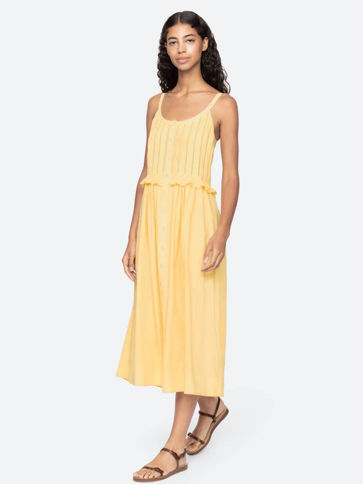 Alberte Tank Dress - Yellow SEA NY  Regular price£275.00