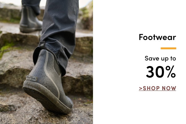 Save up to 30% on Footwear