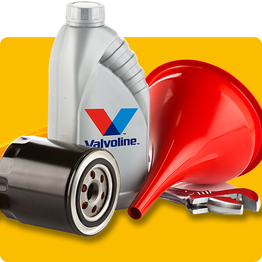 Oil filter, can, and funnel