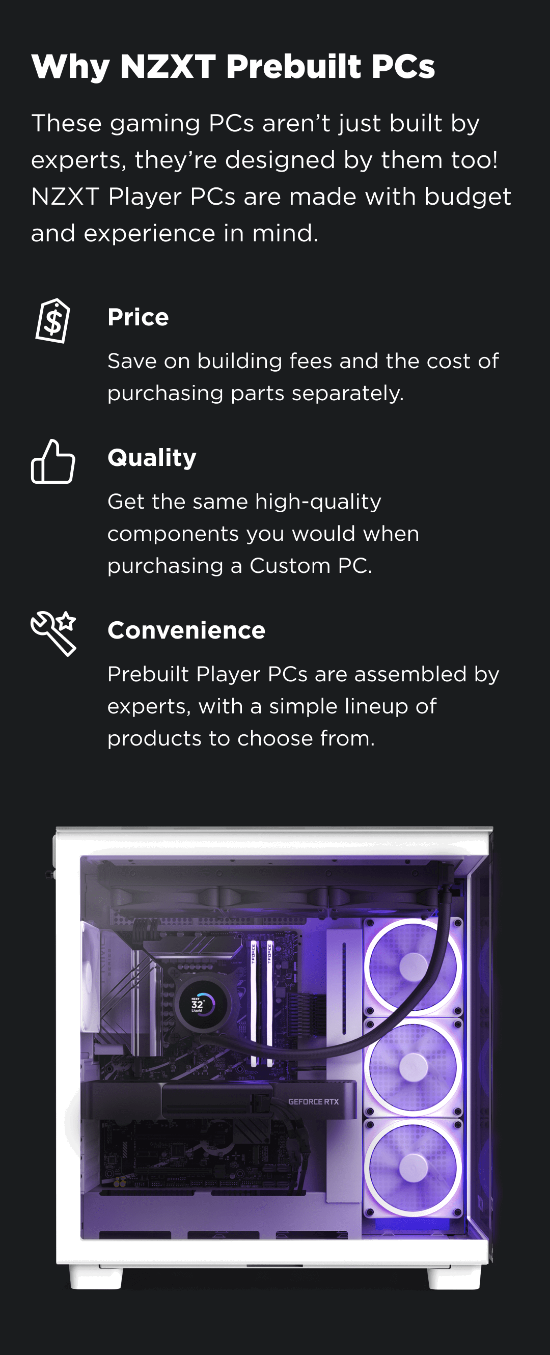 why nzxt prebuilt pcs