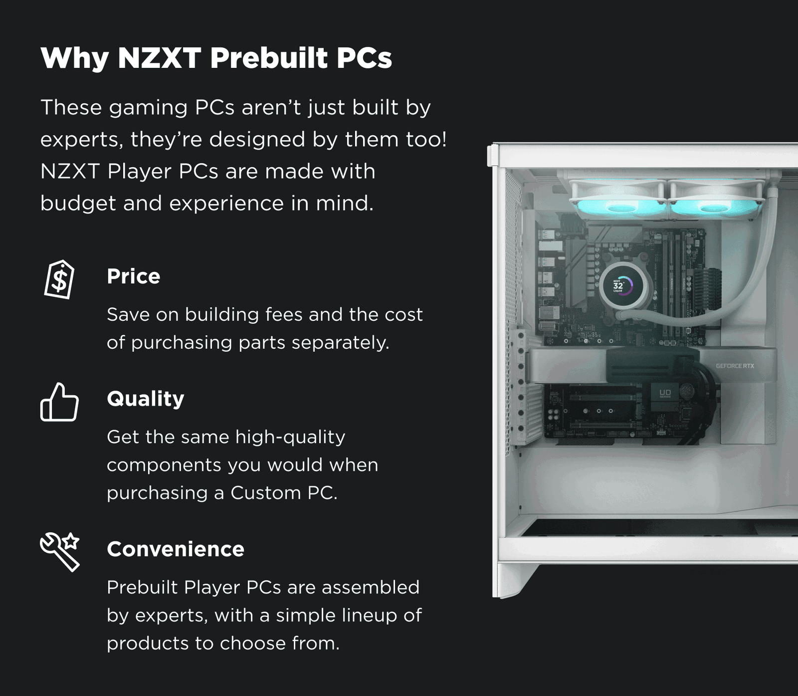 why nzxt prebuilt pcs
