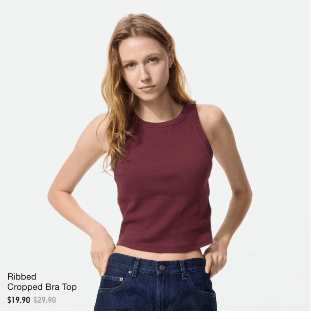 product4women0ribbed0cropped0bra0top