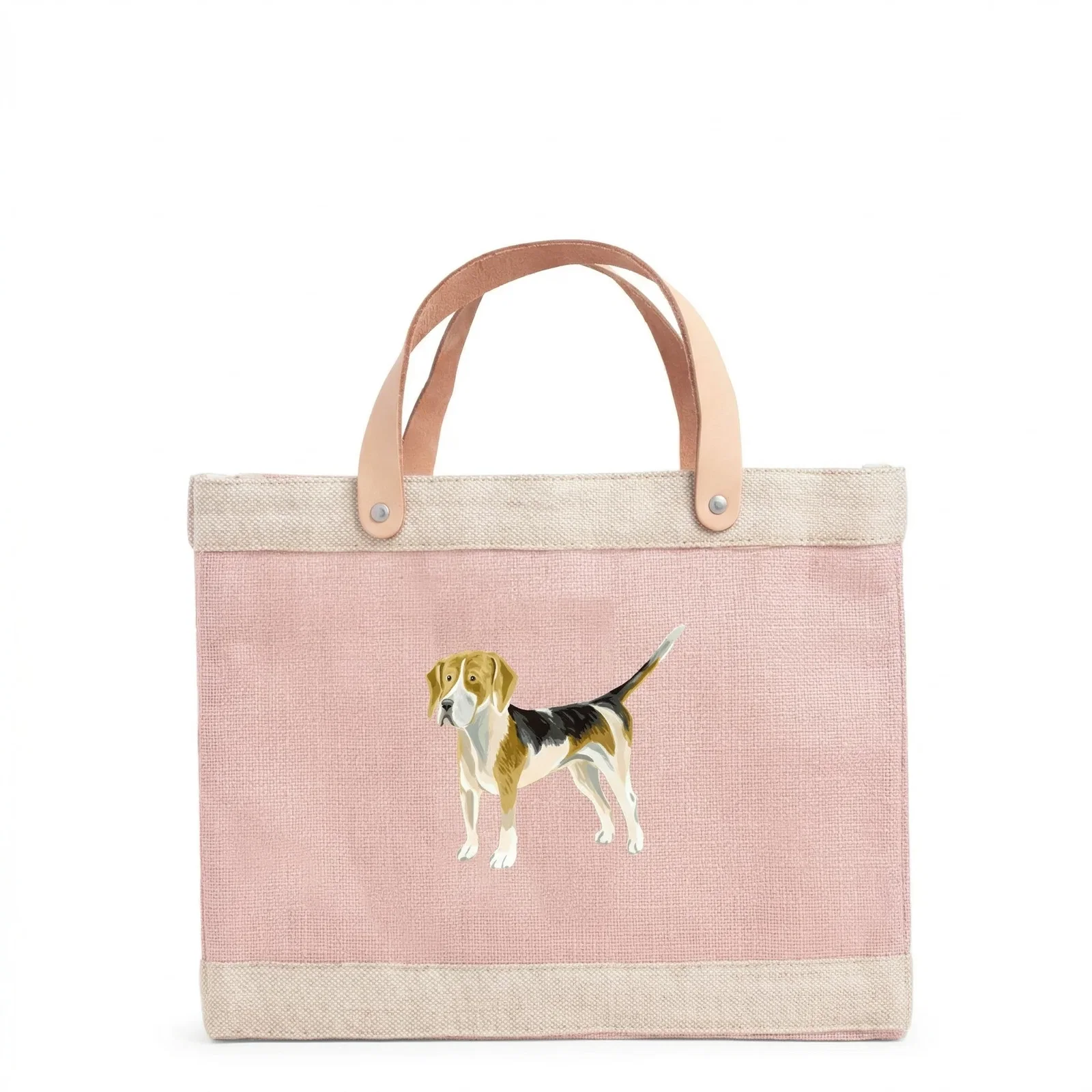 Image of 🎨 Bespoke Pet Portrait Petite Bag in Blush by Amy Logsdon