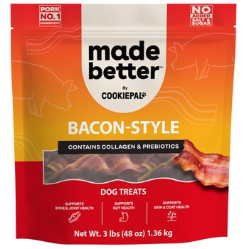 Made Better Bacon-Style Dog Treats With Collagen and Prebiotics, 48 oz