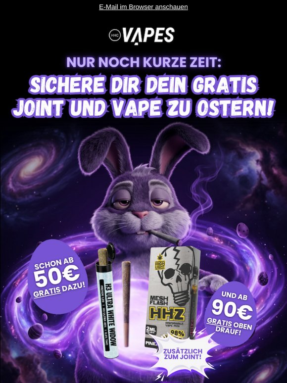 HHC Vapes: Dein kostenloses Geschenk ist da! 🤫 TOP SECRET