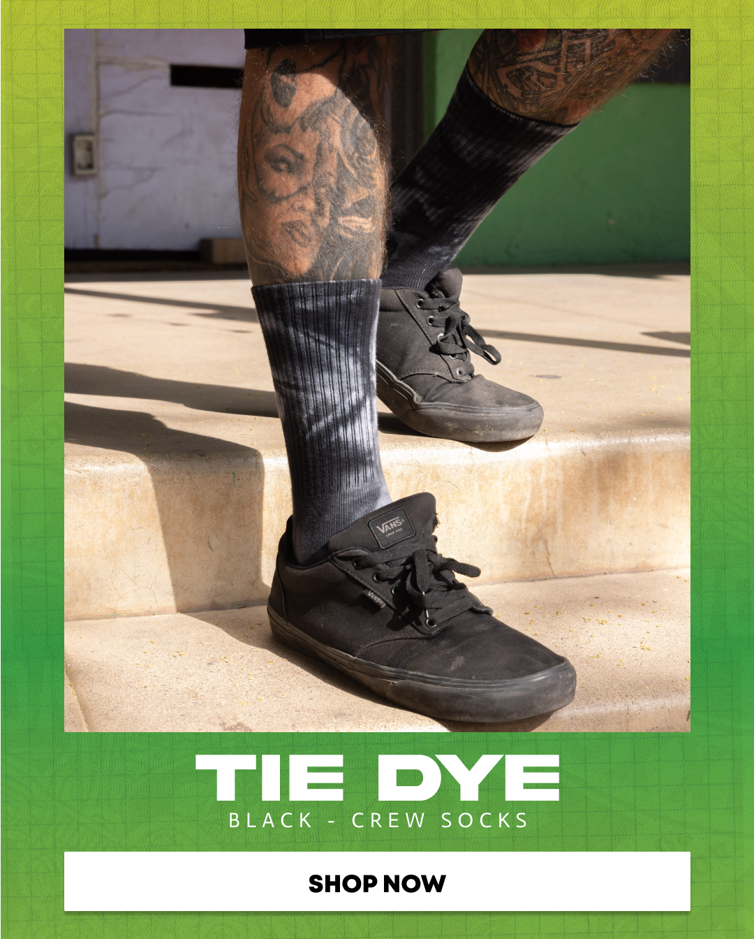 Tie Dye Crew Socks