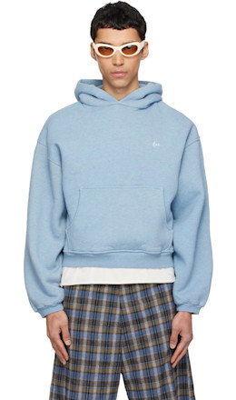 Blue Heathered Hoodie - ERL