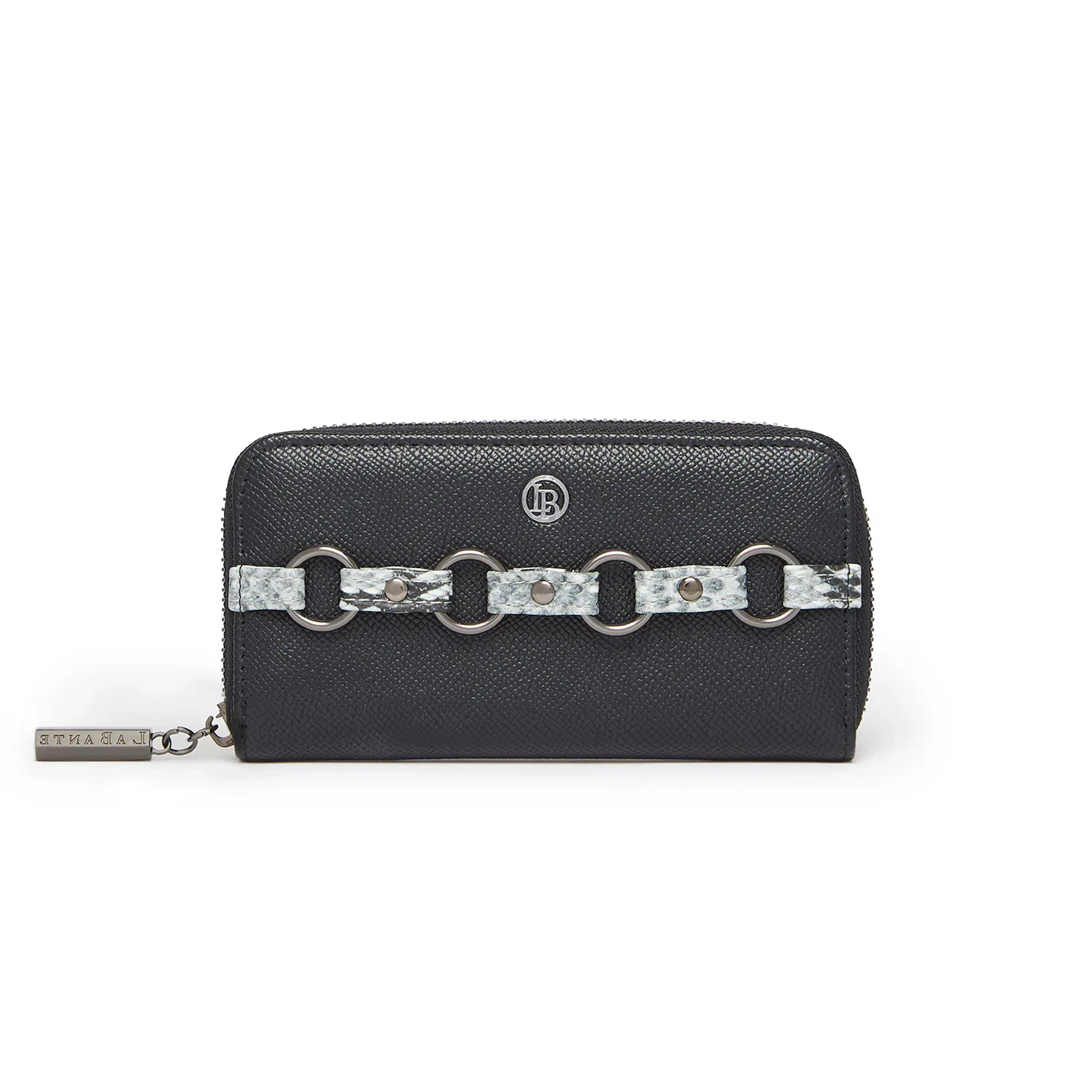 Image of Ellen Black Vegan Zip Around Wallet
