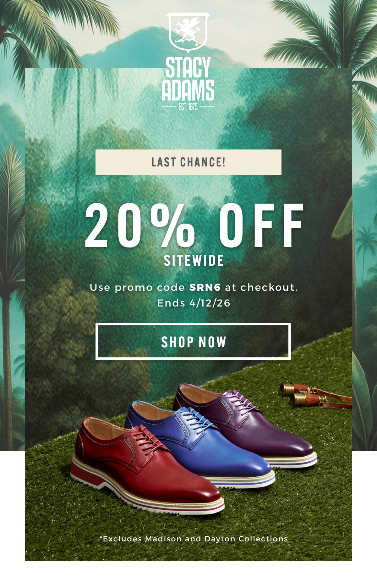 Take 20% off sitewide with promo code SRN6. Display images to learn more.