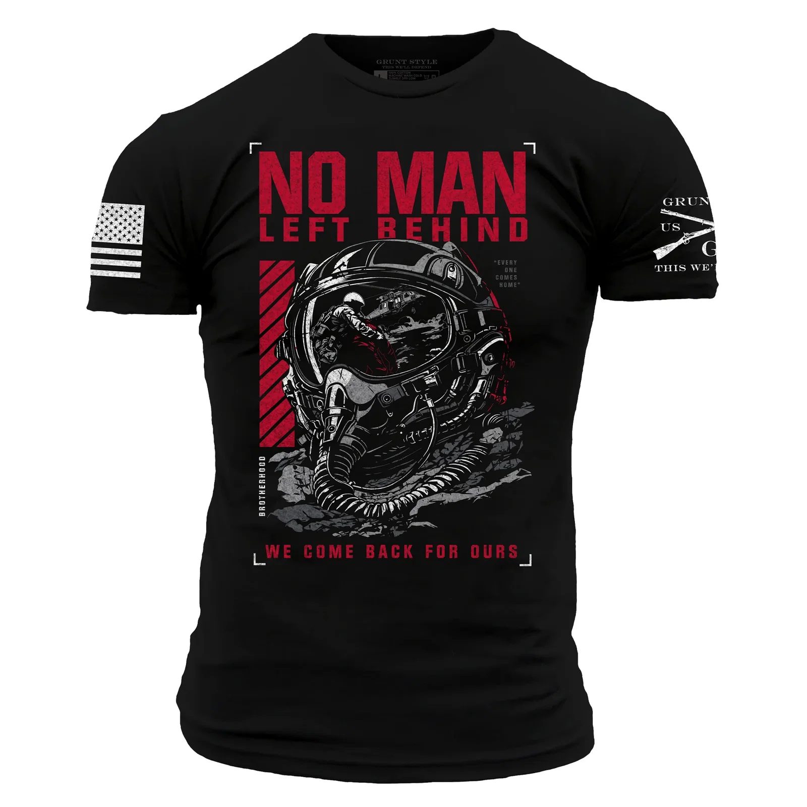Image of No Man Left Behind T-Shirt - Black