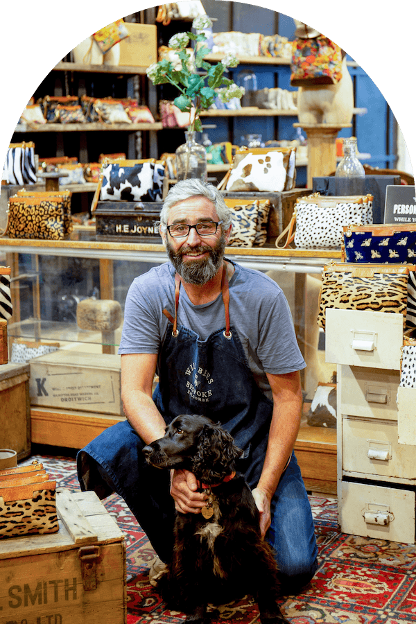 Will & Bumble in the workshop
