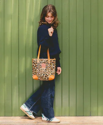 Small Tote in Leopard Print