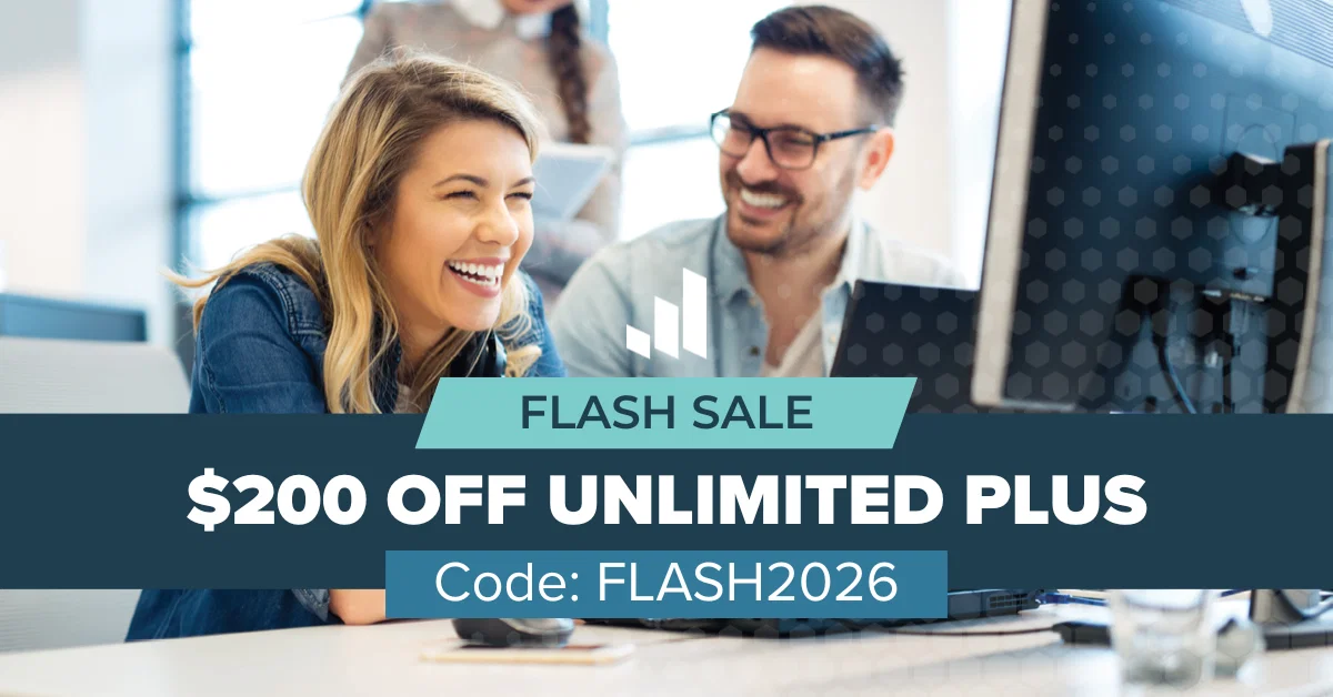 Flash Sale: Save $200 off Unlimited Plus with code: FLASH2026