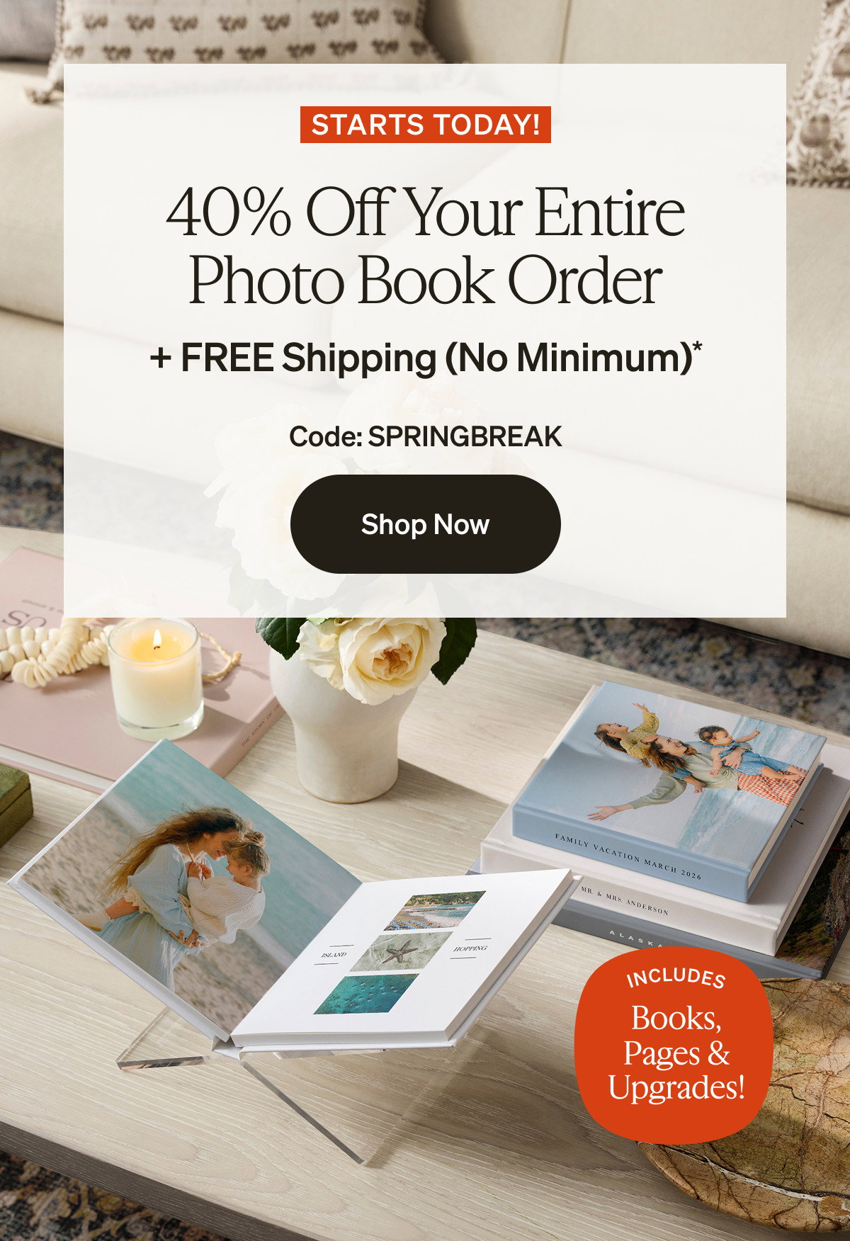 40% Off Your Entire Photo Book Order