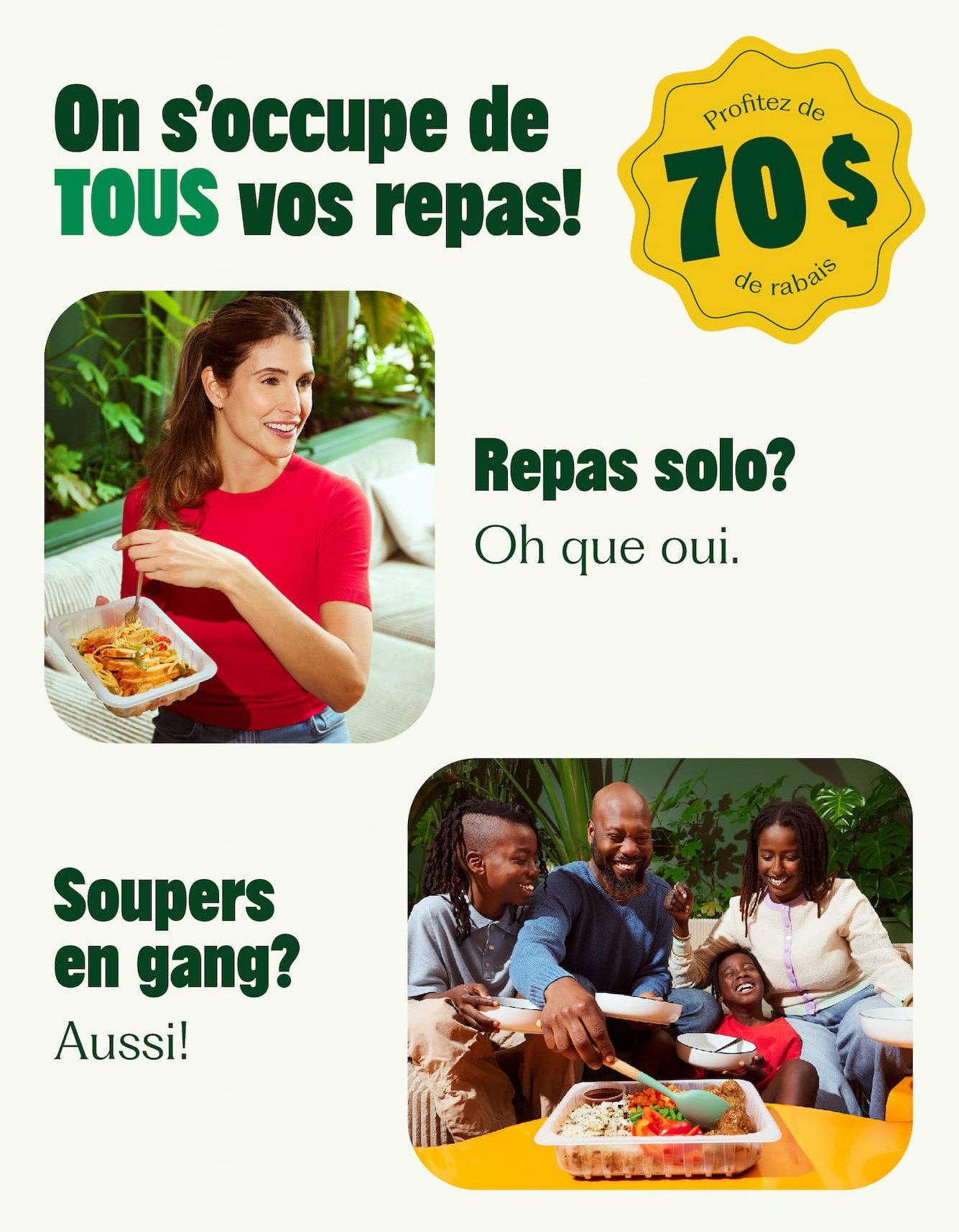 Profitez de 70$ de rabais