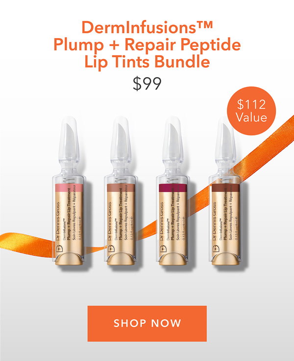 NEW DermInfusions™ Plump + Repair Peptide Lip Tint Bundle