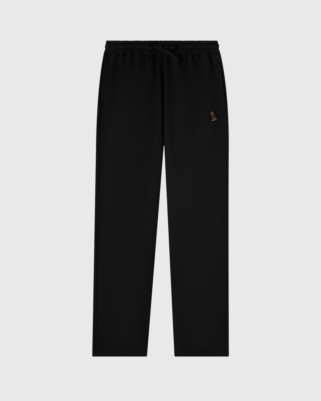 Classic Open-Hem Sweatpant - Black