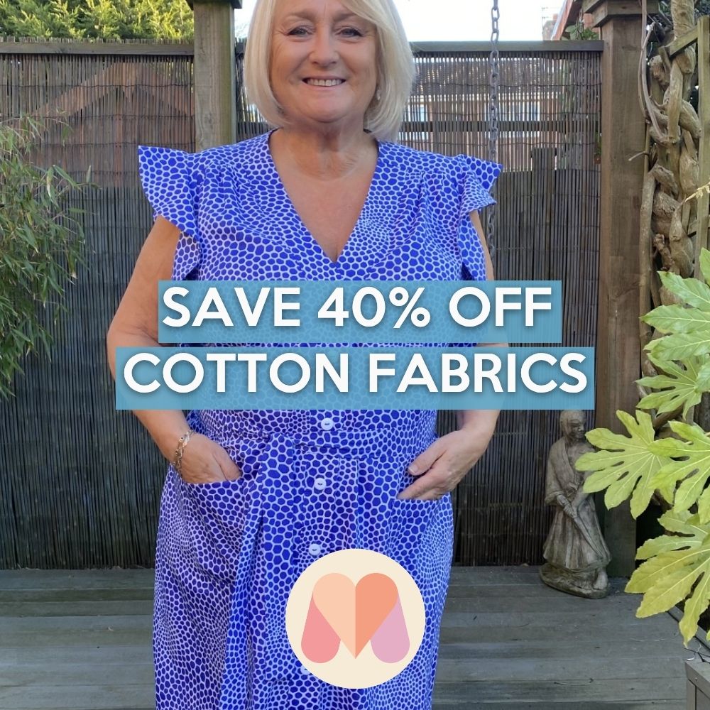 Save 40% off cotton fabrics