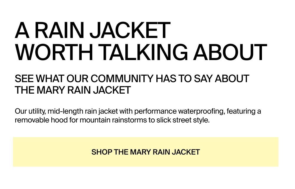 Shop Mary Rain Jacket