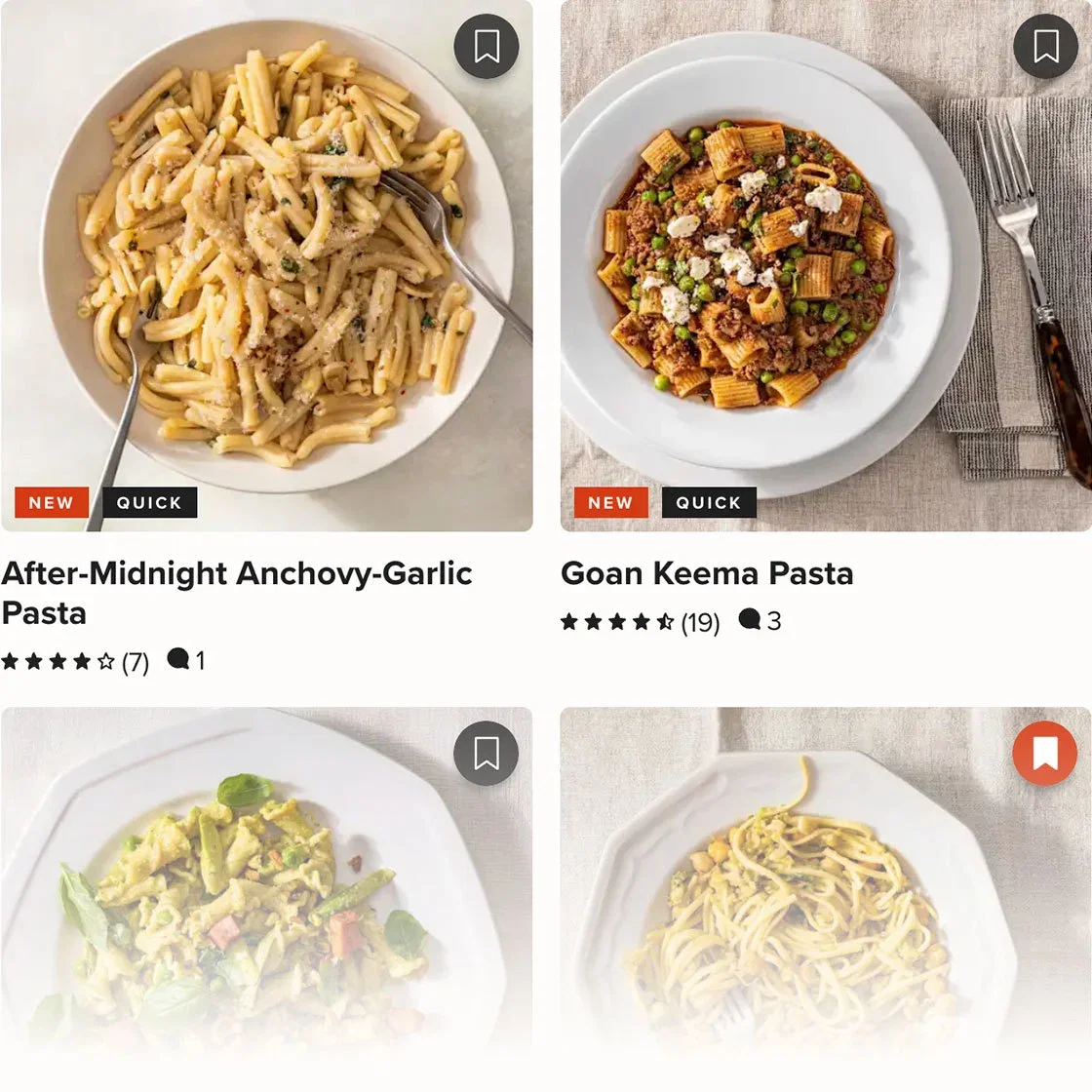 Recipes from the collection.