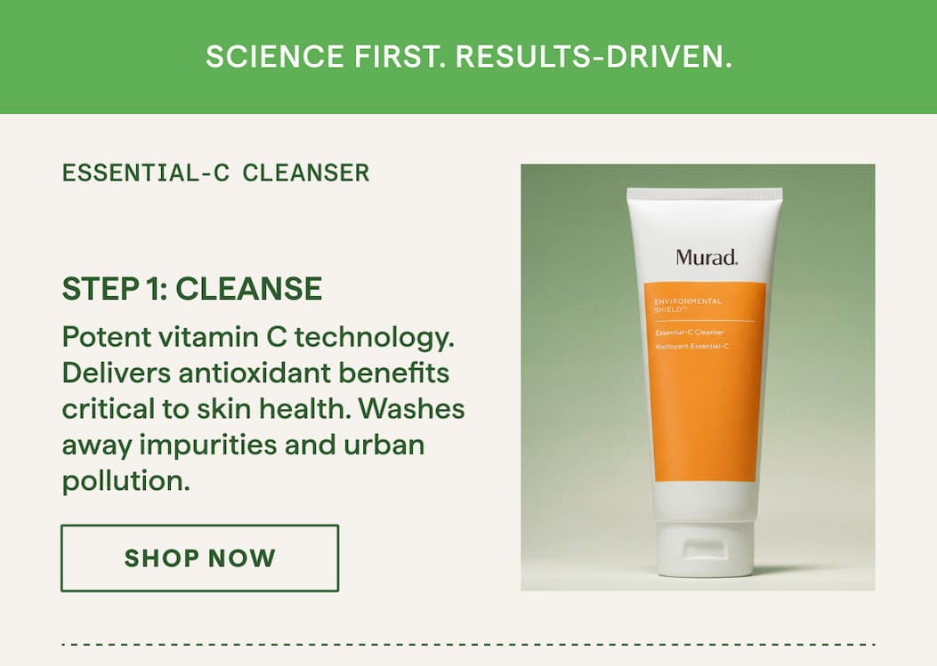 Step 1: Cleanse 