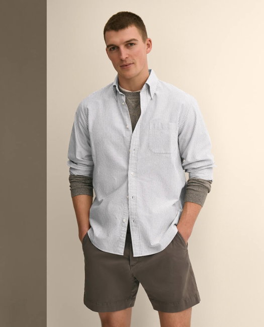 Image of Friday Oxford Shirt, Candy Striped