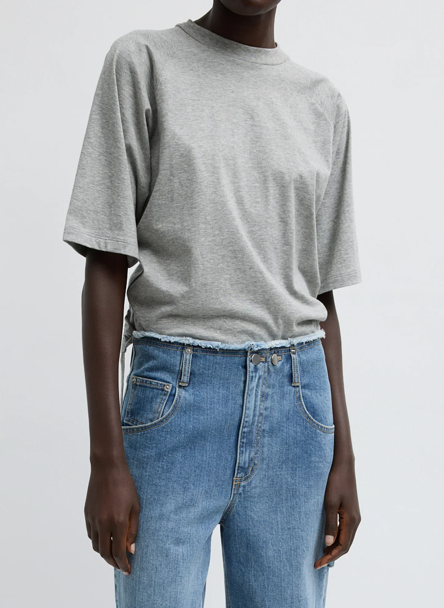 Image of Short Sleeve T-Shirt With Shirred Back