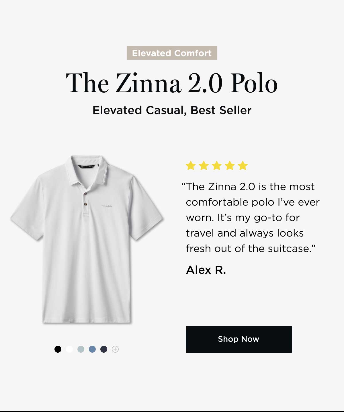 The Zinna 2.0 Polo
