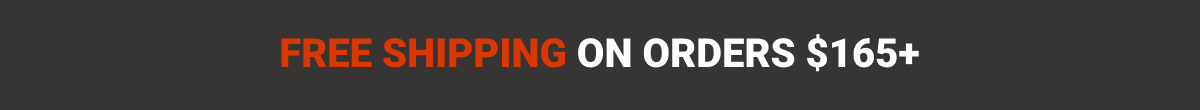 Free shipping on orders over $165*