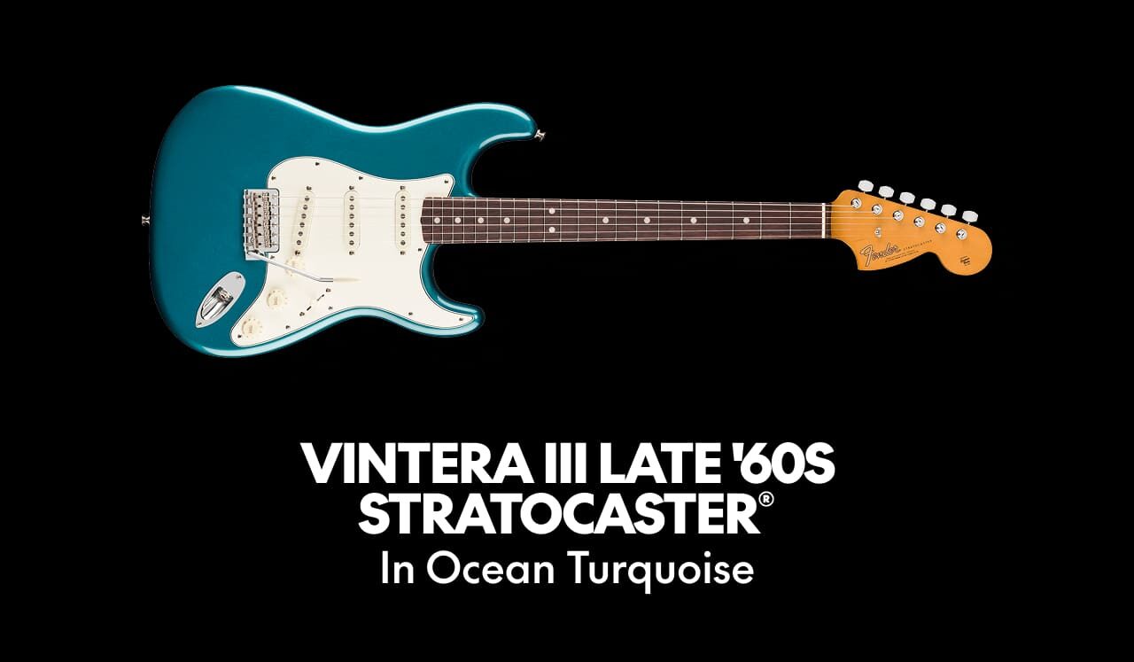 Vintera III Late '60s Stratocaster in Ocean Turquoise