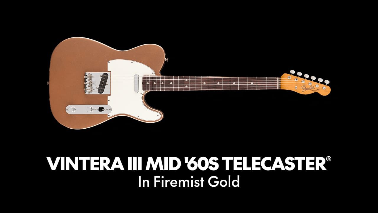 Vintera III Mid '60s Telecaster in Firemist Gold