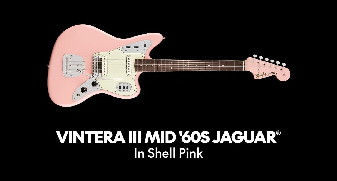 Vintera III Mid '60s Jaguar in Shell Pink