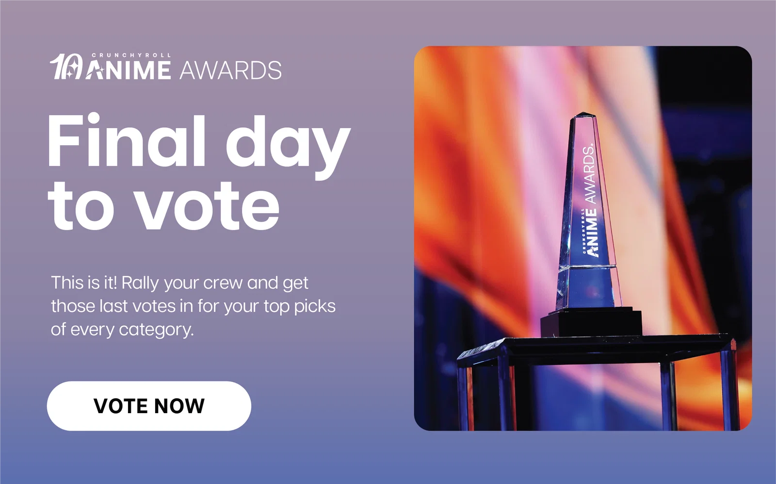 Final Day To Vote!
