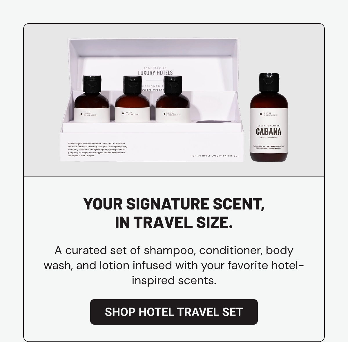 Hotel Collection: The Five-Star Experience From Head to Toe. | Milled