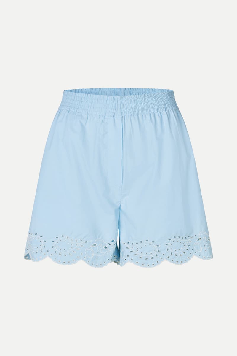 Elasticated Shorts - Teapot Blue