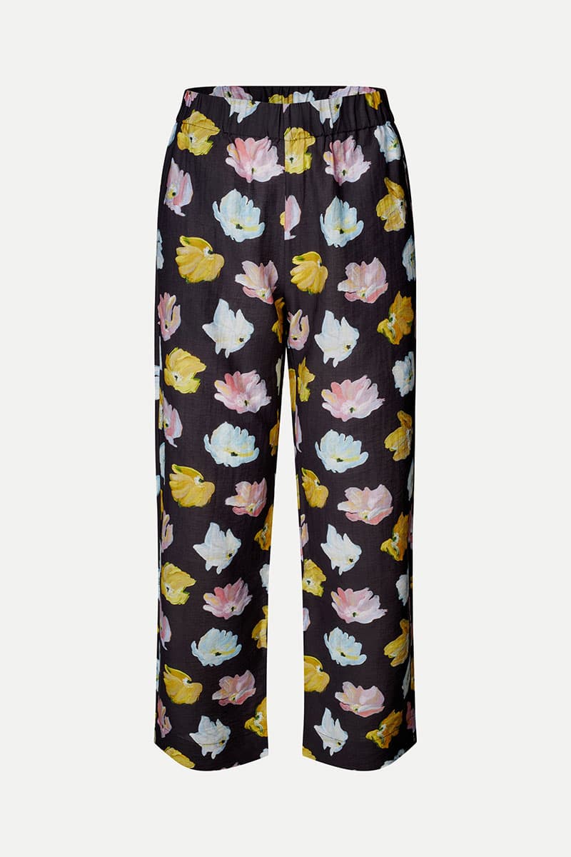 Elasticated Waistband Pants - Morgensol Poppies
