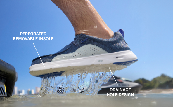 Wally Hey2O Mesh in Sargasso Blue