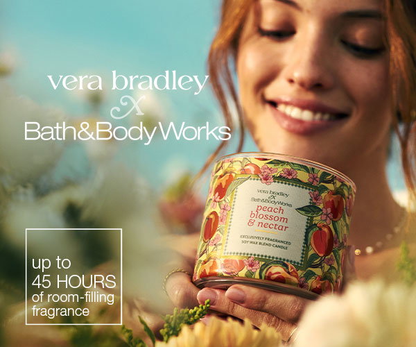 Vera Bradley x Bath & Body Works.