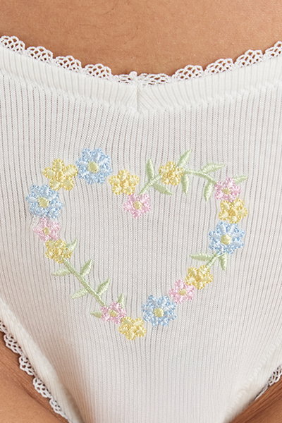 Everbloom bottoms in white.